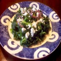 Feta Cheese, Kale & Red Onions_image