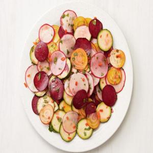 Shaved Zucchini and Beet Salad image