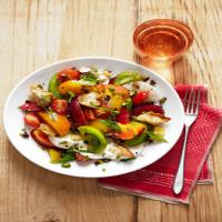 Tomato, Stone Fruit & Fresh Mozzarella Salad Recipe - (4.4/5) image