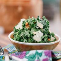 Kale Caesar Salad with Smoked Chickpea Croutons_image