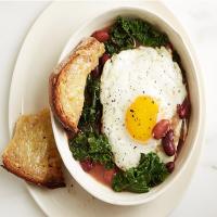 Bean, Kale and Egg Stew image