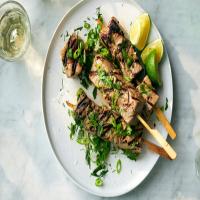 Fish Skewers With Herbs and Lime_image