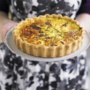 Courgette & goat's cheese tart_image