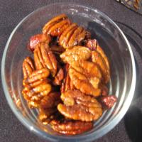 Spiced Candied Pecans image