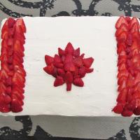 Canadian Flag Cake image