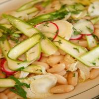 Cannellini Bean Salad With Shaved Spring Vegetables_image
