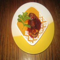 Pan Seared Diver's Sea Scallops With Fresh Blackberry Coulis_image