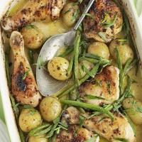 Honey, mustard & crème fraîche baked chicken_image