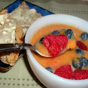 Easy Fruit Soup & Whole Wheat Scones_image