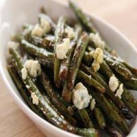 Sauteed Green Beans with Lemon and Blue Cheese image