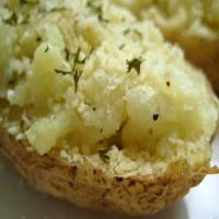 Double-Baked Roquefort Potatoes image