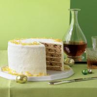 Layered Fruitcake with Creme Fraiche Frosting image