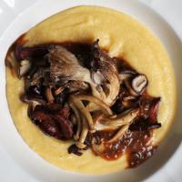 Wild Mushroom Polenta with Porcini Sauce_image
