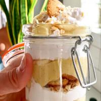 Toasted Coconut Banana Pudding for Two image