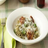 Pasta with Mint Pesto and Fava image