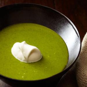 Watercress Soup With Whiskey Cream_image