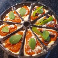 Grilled Pizza Outdoors_image