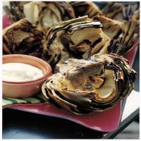 Grilled Artichokes with Creamy Butter Dip_image