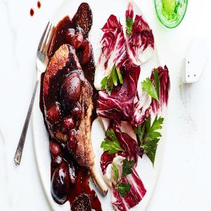 Pork Chops with Fig and Grape Agrodolce_image