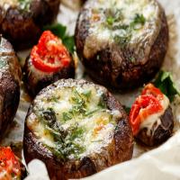 Blue Cheese and Spinach Stuffed Mushrooms_image