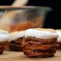 Sweet Potato Marshmallow Stacks Recipe by Tasty image