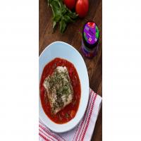 Savoury White Fish With Simmered Tomatoes Recipe by Tasty_image