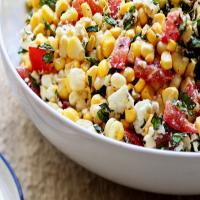 Corn Salad With Tomatoes, Feta and Mint_image