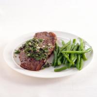 Pan-Seared Steak with Salsa Verde image