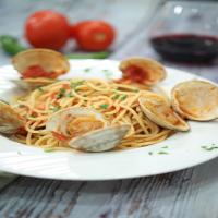 Pasta with Clams in Red Sauce_image