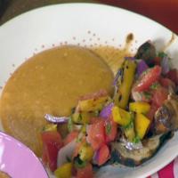BBQ Spiced Chicken, Salsa Salad and Pumpkin-Chipotle Polenta_image