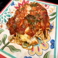 Spaghetti Lasagna Florentine with Crab_image