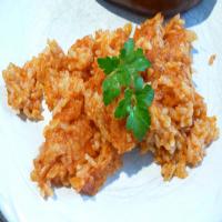 Leftover Rice Made Into Spanish Rice image