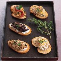 Olive Tapenade and Goat Cheese Crostini image