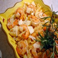 Rosemary Shrimp Penne With Butternut Squash Sauce_image