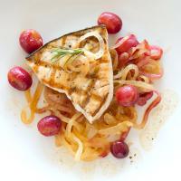 Grilled Swordfish with Sautéed Grapes and Sweet Onions Recipe - (4.5/5)_image