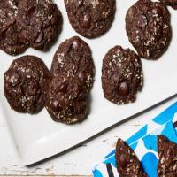 Chocolate-Chocolate Chip Cookies with Coconut image