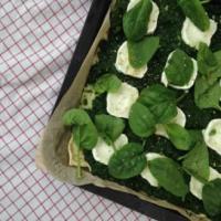 Spinach and goat's cheese tart image