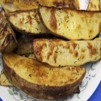 Oven Baked Golden Potato Wedges_image