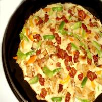 Homemade Hash Browns Omelet image