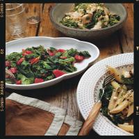 Skillet Greens with Cumin and Tomatoes image