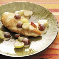 Dijon Chicken with Grapes_image