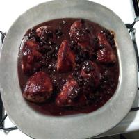 Chicken With Raspberry Red Wine Sauce_image