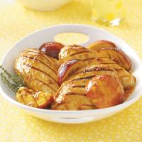 Grilled Chicken with Peaches image