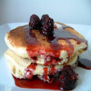 Buttermilk Pancakes with Fresh Berries Recipe - (4.7/5)_image