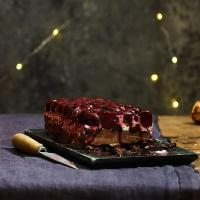 Iced chocolate and cherry trifle image