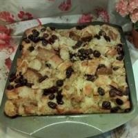 Spiced Cranberry Bread Pudding image