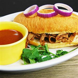 HERDEZ® Drowned Beef Sandwich with Chipotle Sauce (Torta Ahogada)_image