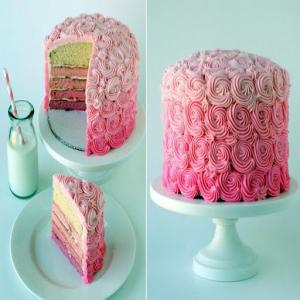 Pink & Ombre Cake Recipe - (3.9/5)_image