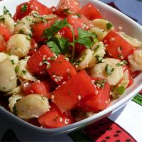 Watermelon and Sesame Seed Salad image