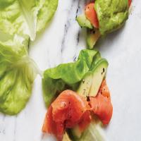 Smoked-Salmon Lettuce Rolls with Avocado and Tahini_image